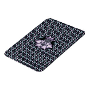 Lila Netz Magnet