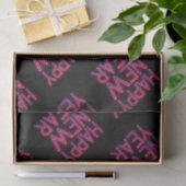 Lila Neues Jahr Seidenpapier (Geschenk)