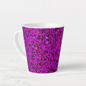 lila Niedliche Blume Milchtasse (Linke Ecke)