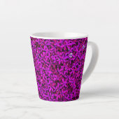 lila Niedliche Blume Milchtasse (Rechte Ecke)