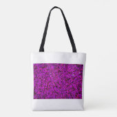 lila Niedliche Blume Tasche (Rückseite)