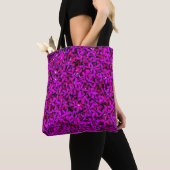 lila Niedliche Blume Tasche (Von Nahem)