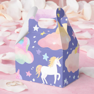 Lila Niedliche Rainbow-Kindermädchen Geschenkschachtel