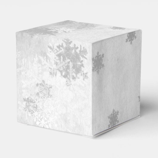 Lila Niedliche Snowman-Gefälligkeitsbox Geschenkschachtel (Rückseite)