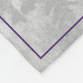 Lila Niedlicher Snowman Holiday Fleece Blanket (Ecke)