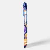 Lila Niedliches Halloween iPhone/iPad Gehäuse Case-Mate iPhone Hülle (Rückseite / Links)