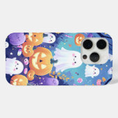 Lila Niedliches Halloween iPhone/iPad Gehäuse Case-Mate iPhone Hülle (Rückseite (Horizontal))