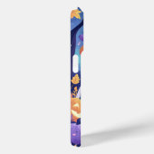 Lila Niedliches Halloween iPhone/iPad Gehäuse Case-Mate iPhone Hülle (Rückseite / Rechts)