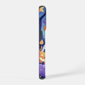 Lila Niedliches Halloween iPhone/iPad Gehäuse iPhone Hülle (Rechte Seite)