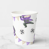 Lila Ninja Party Cups Pappbecher (Links)