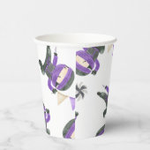 Lila Ninja Party Cups Pappbecher (Rechts)