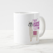 Lila No Drama Llama Jumbo-Tasse (Vorderseite Rechts)