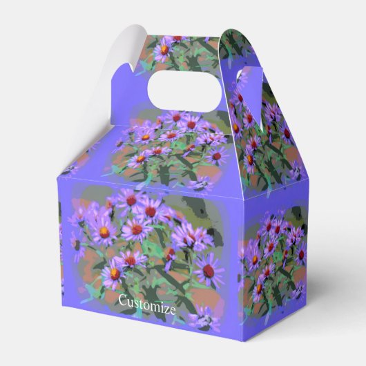 lila Nocken Geschenkschachtel (Vorderseite)