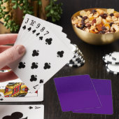 Lila Noise Custom Classic Playing Cards Spielkarten (In Situ)
