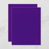 Lila Noise Custom Einladungskarte Einladung (Vorne/Hinten)