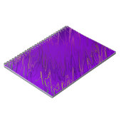 Lila Notebook aus Marbon Notizblock (Linke Seite)