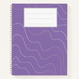 Lila Notebook Notizblock
