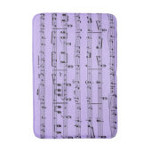 Lila Noten Badematte (Vorderseite Vertikal)