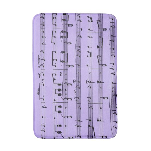 Lila Noten Badematte (Vorderseite Vertikal)