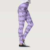 Lila Noten Leggings (Rechts)