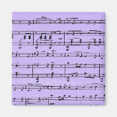 Lila Noten Magnet (Vorne)