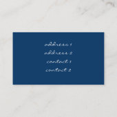 lila Notenschattierungen Visitenkarte (Rückseite)