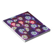 Lila Notizblock (angewinkelt)