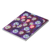 Lila Notizblock (Rotiert)