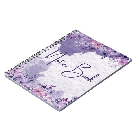 Lila Notizblock (Linke Seite)