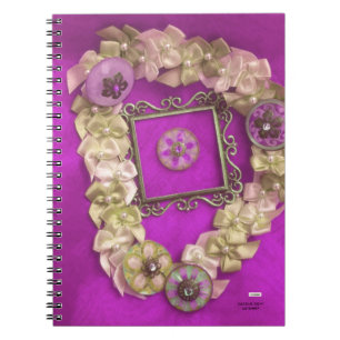 Lila Notizbuch Notizblock