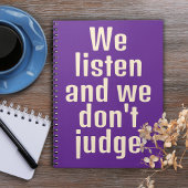 Lila Notizbuch Notizblock