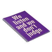 Lila Notizbuch Notizblock (Rechte Seite)