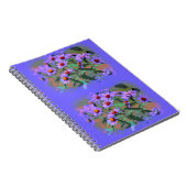 lila Notizbuch Notizblock (Rechte Seite)