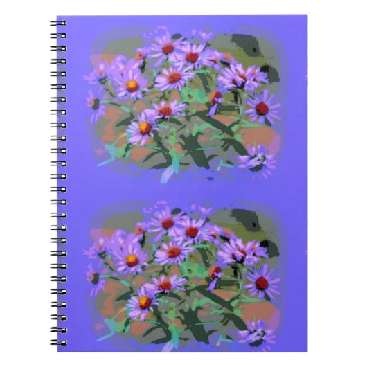 lila Notizbuch Notizblock (Vorderseite)