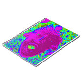 lila Notizbuch Notizblock (Linke Seite)