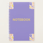 Lila Notizbuch Planer (Vorderseite)
