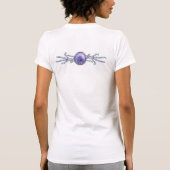 Lila O T-Shirt (Rückseite)