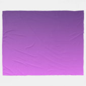 Lila Ober-Farbverlauf Fleecedecke (Vorderseite (Horizontal))