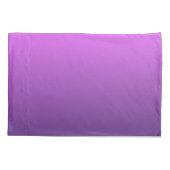 Lila Ober-Farbverlauf Kissenbezug (Rückseite)