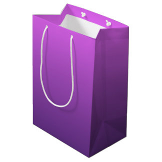 Lila Ober-Farbverlauf Mittlere Geschenktüte