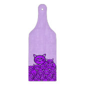 Lila Oberfläche Schneidebrett (Vorderseite)
