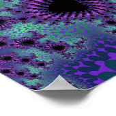 Lila Obliteration Poster (Ecke)