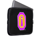 Lila Obsidian - Laptop-Sieb Laptopschutzhülle (Vorne Rechts)