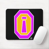 Lila Obsidian - Mousepad (Mit Mouse)