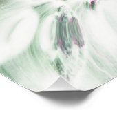 Lila Ocean Cascade Perfect Poster (Ecke)
