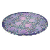 Lila Ocean Mermaid Cutting Board Schneidebrett (Ecke)