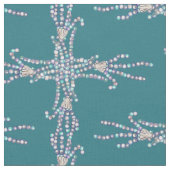 Lila Ocean Mermaid Fabric Stoff (Nahaufnahme)