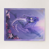 Lila Ocean Mermaid Jigsaw Puzzle (Horizontal)