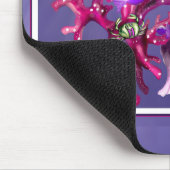 Lila Ocean Mermaid Maus Pad Mousepad (Ecke)