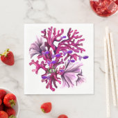 Lila Ocean Mermaid Napkins Serviette (Beispiel)